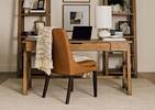 Maurizio Lthr Dining Chair -Torino Clay