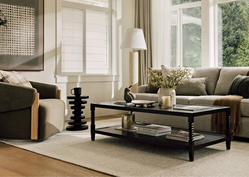 Grand porte-bougie Marta boisé