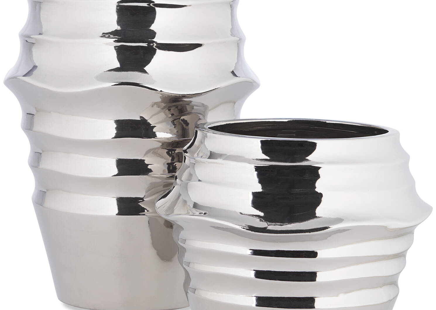 Petit vase Draven argent&eacute;