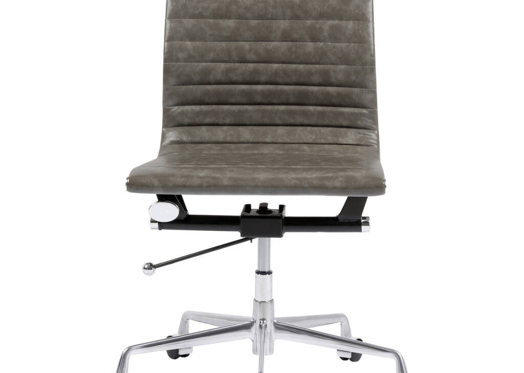 Fauteuil de bureau Gomez -gris vintage