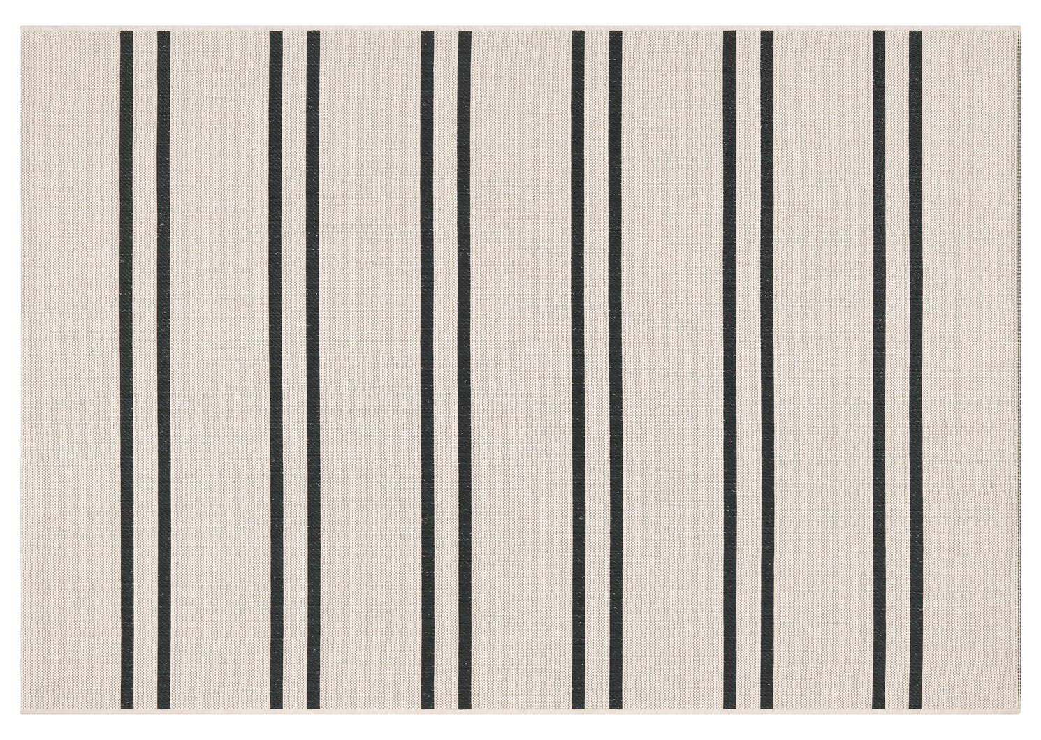 Samoa Outdoor Rug 63x91 Natural/Black