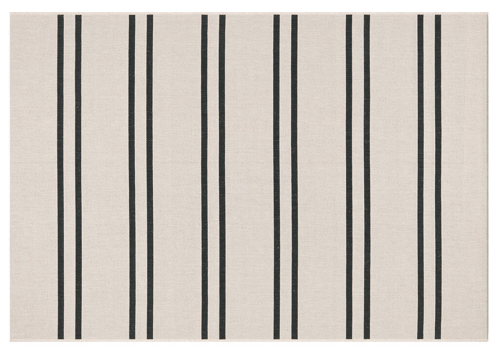 Samoa Outdoor Rug 63x91 Natural/Black