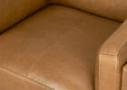 Fauteuil cuir Renfrew -Adler brun clair