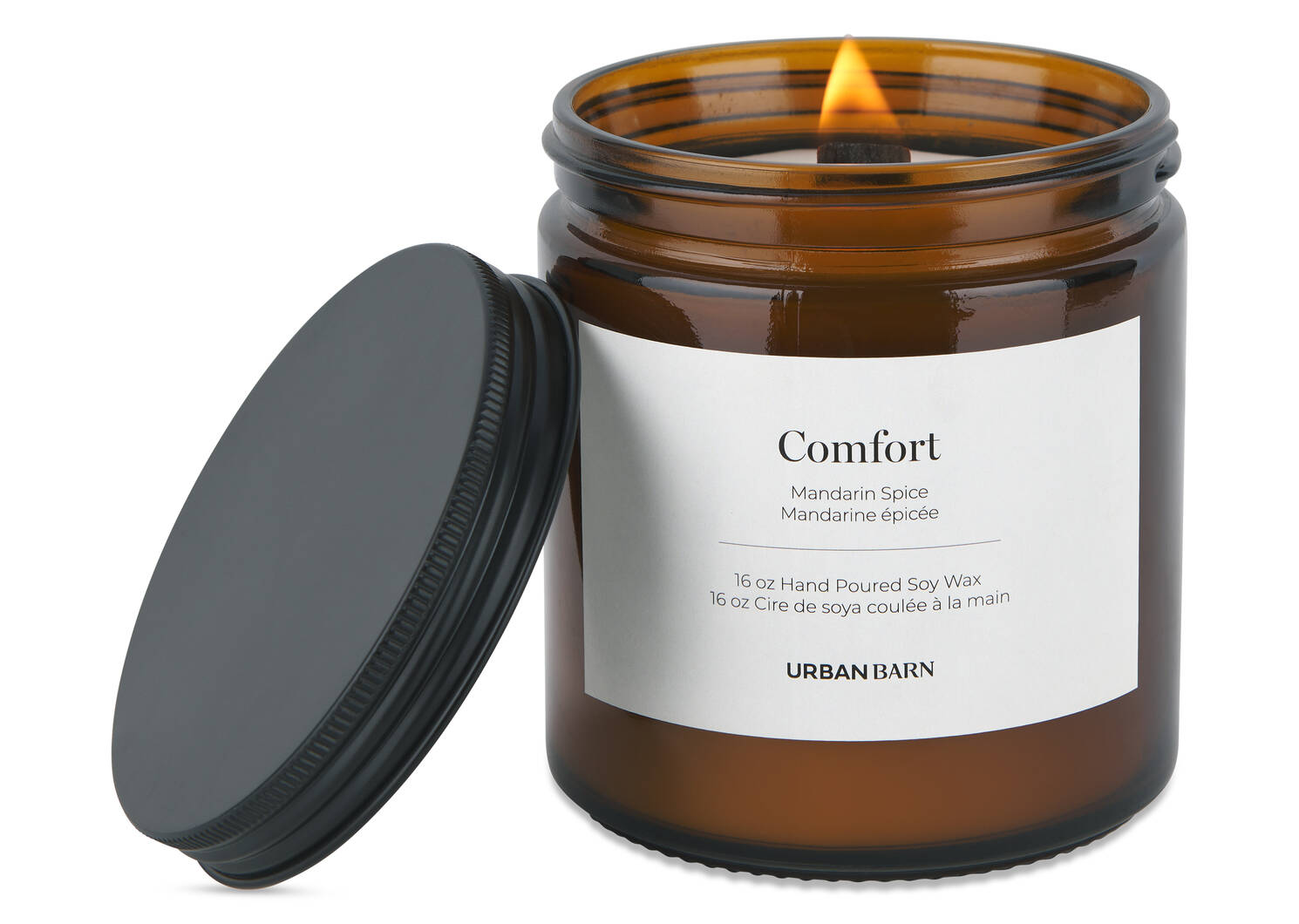 Bougie en pot Comfort mandarine épicée