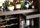 Easton Wine Cabinet -Piper Elm