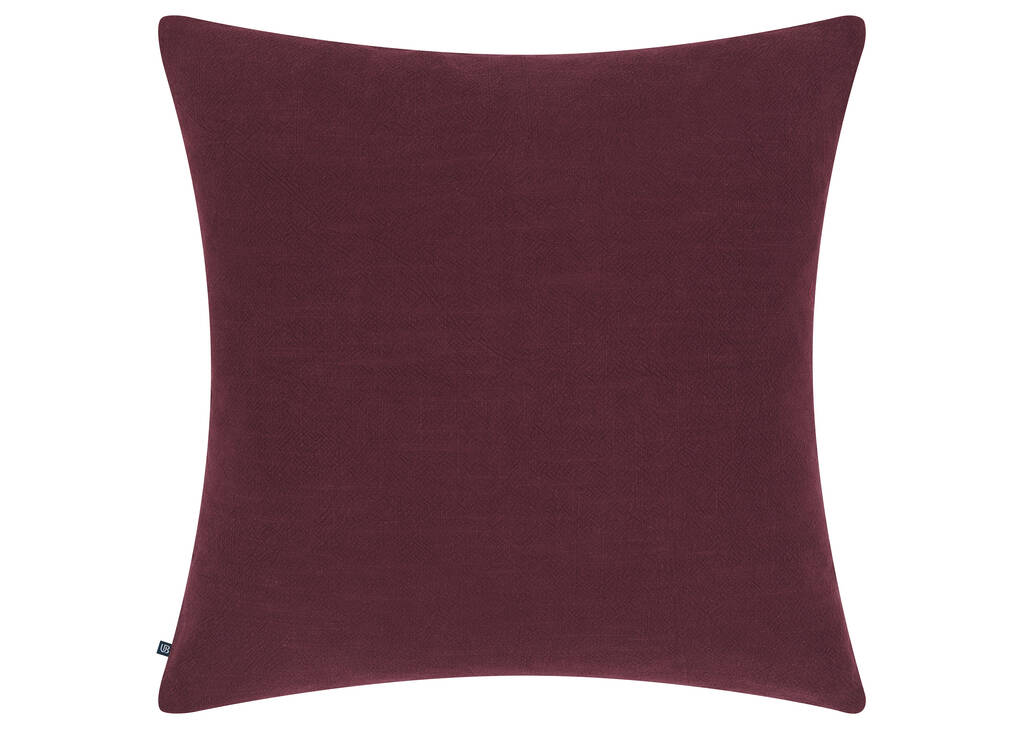 Lita Leaf Pillow 20x20 Bordeaux