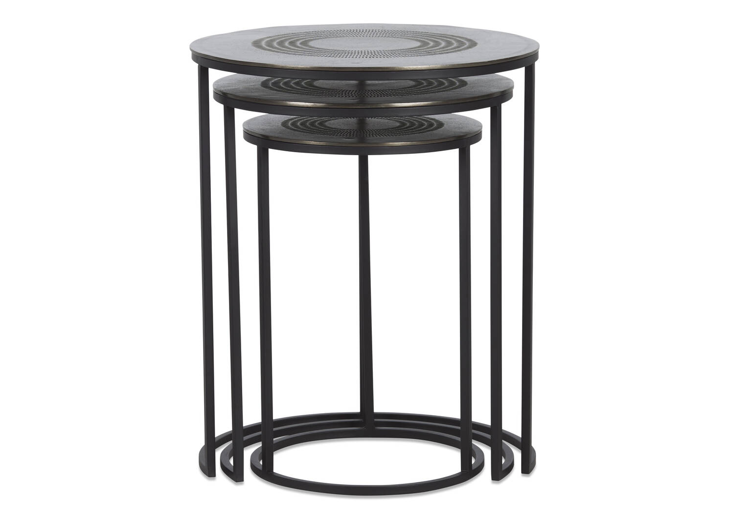 Modello Nesting Table Set -Charcoal