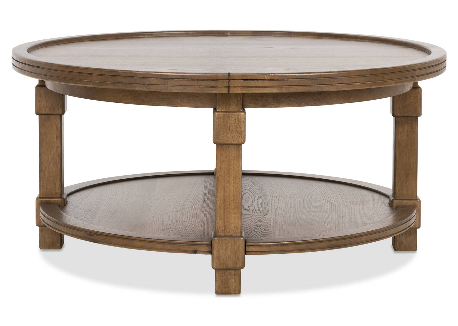 Merrin Round Coffee Table -Larke Brandy