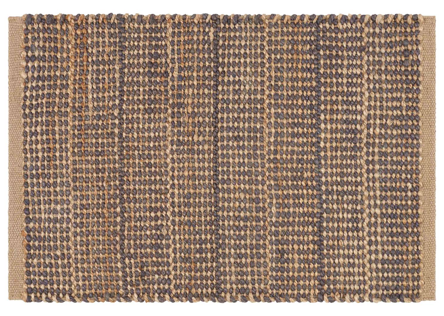 Tapis déc. en jute Novak 24x36 nat/gris