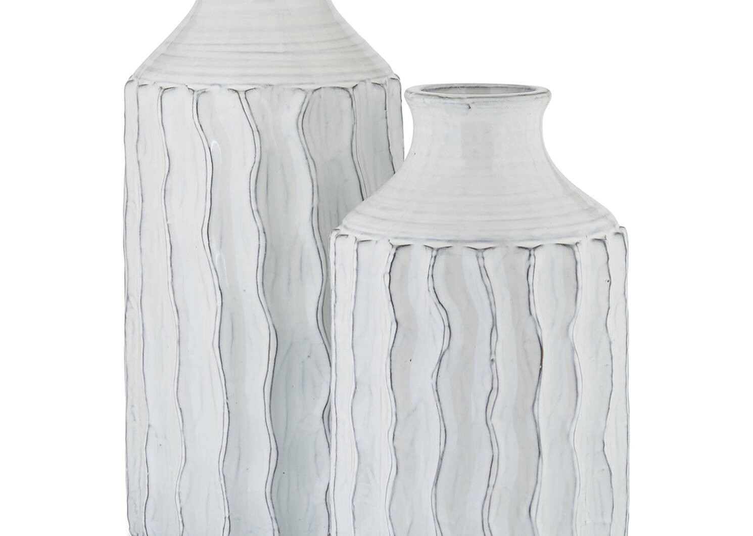 Theros Vase Small White/Black