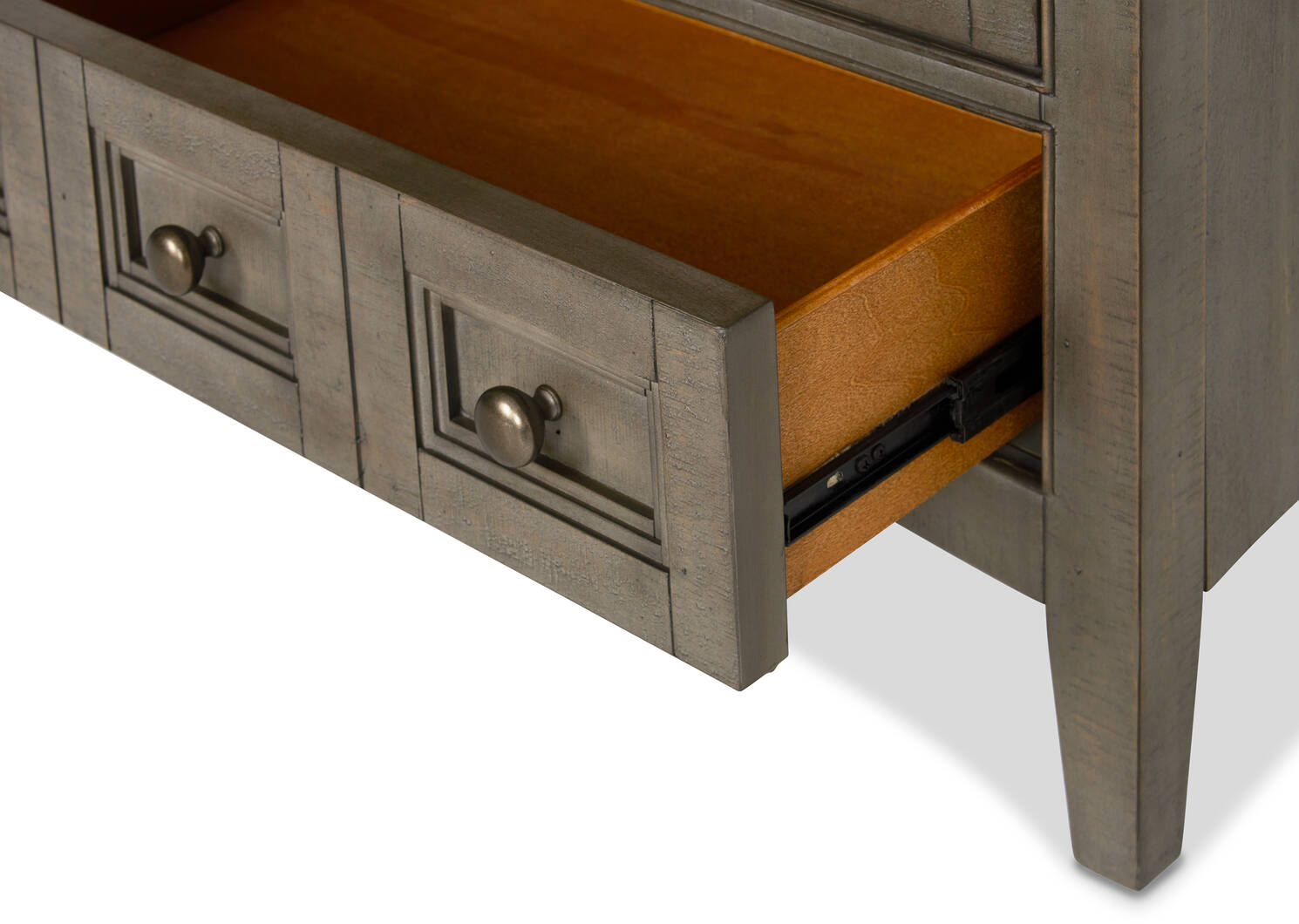 Table de chevet Parker -héron gris