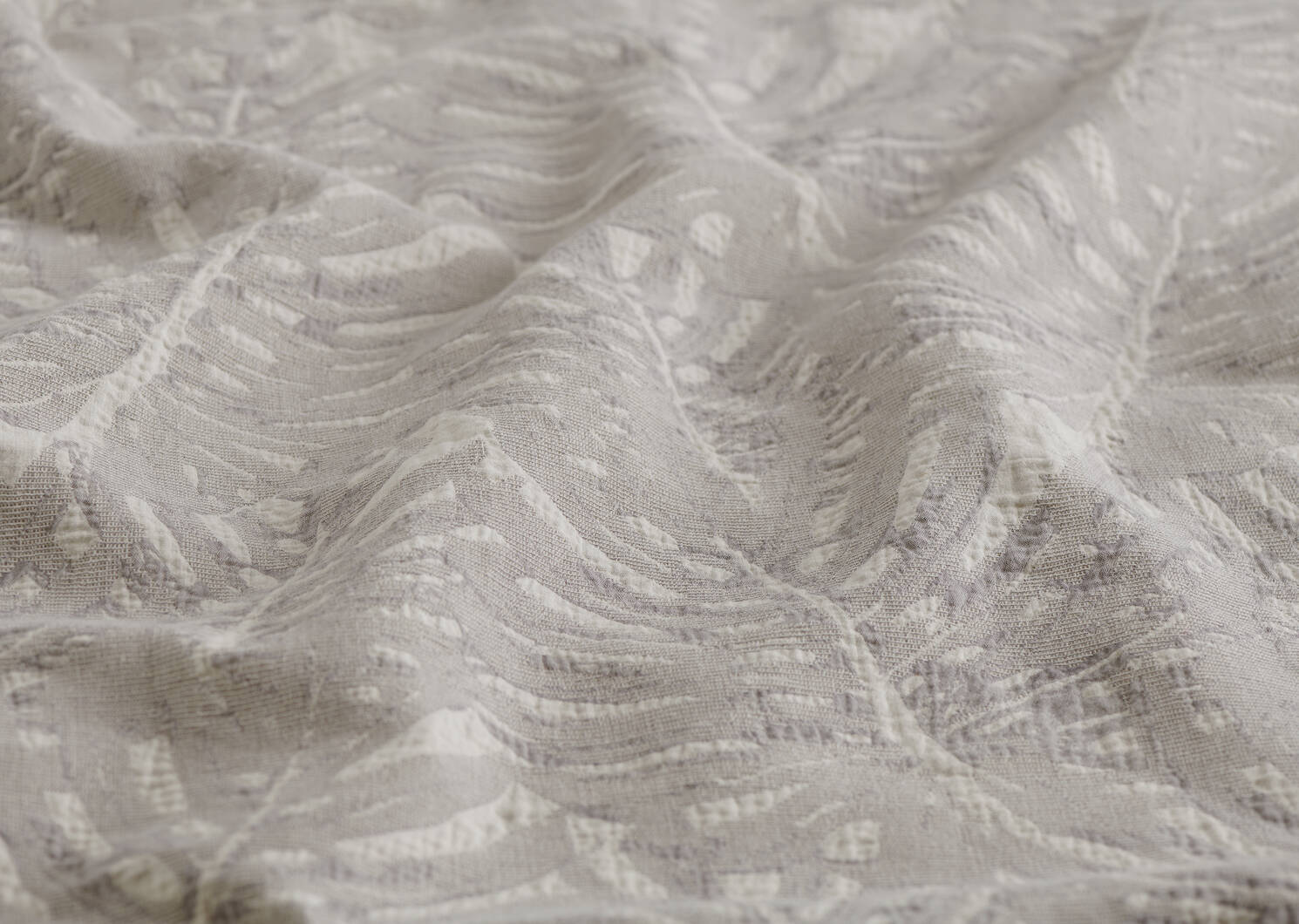 Alda Cotton Duvet Sets - Natural/Grey