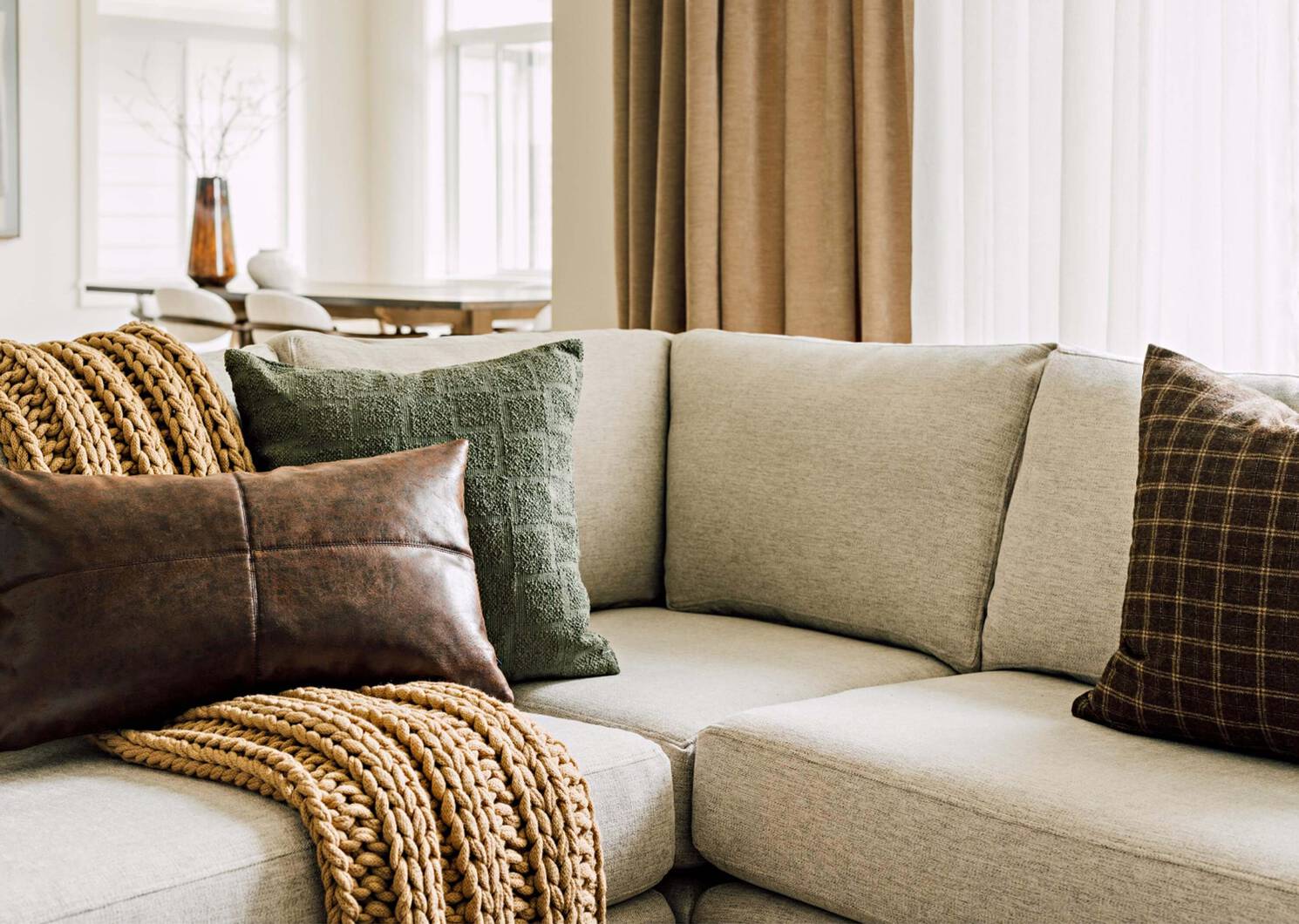 Alderson Custom Corner Sectional - Merit Dove