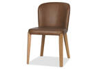 Eldridge Leather Dining Chair -Leo Mocha