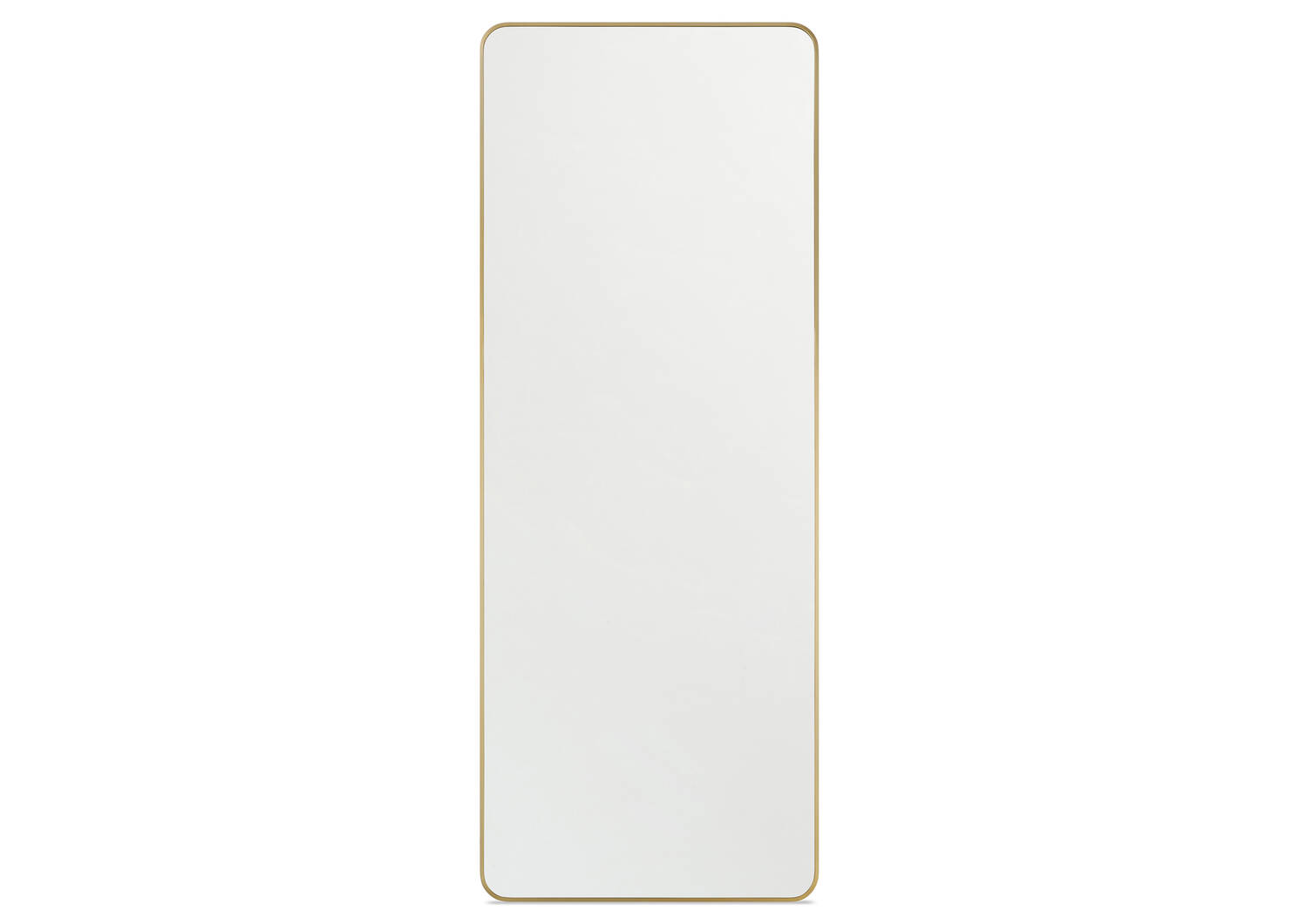 Tennille Floor Mirror Brass