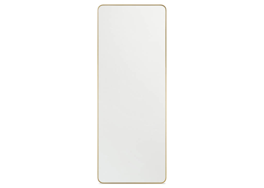 Tennille Floor Mirror Brass