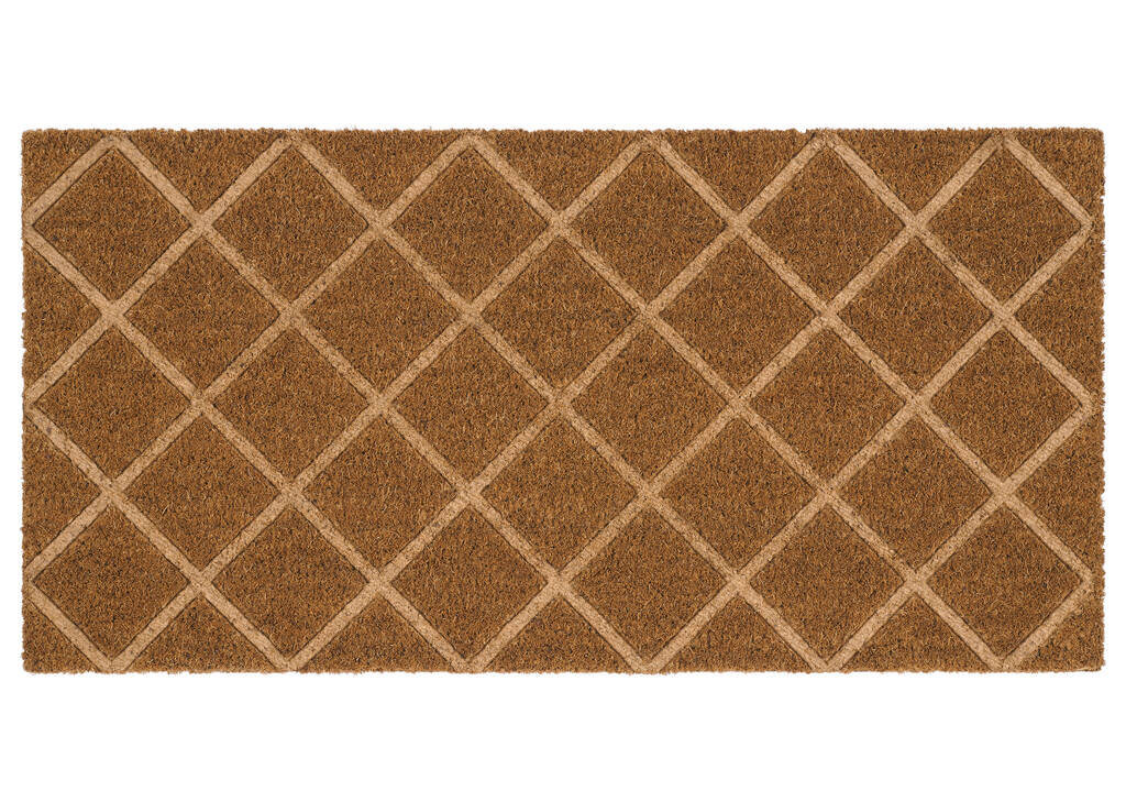 Paillasson Bordered Diamond naturel