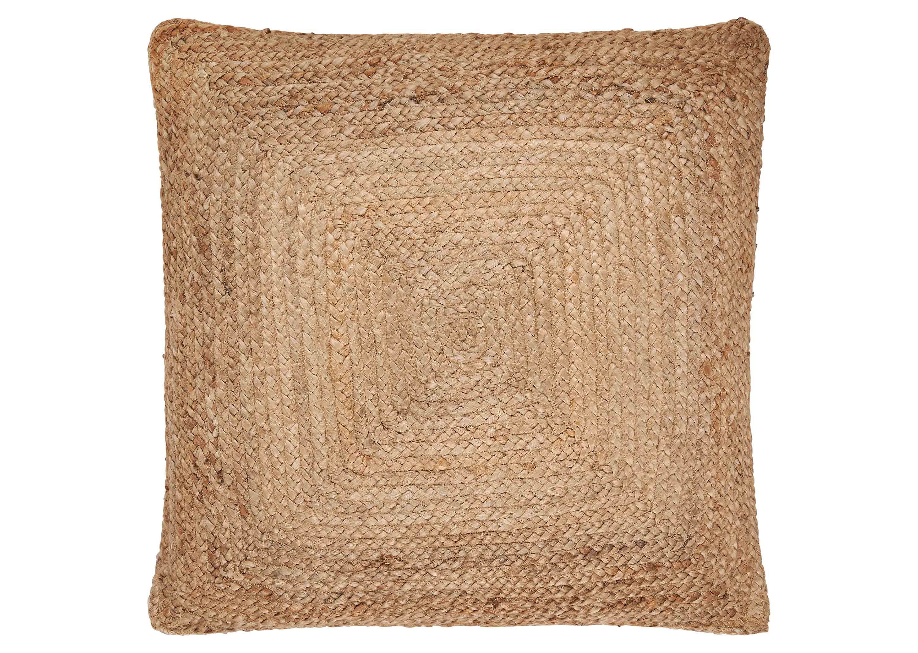 Braided jute shop floor cushion