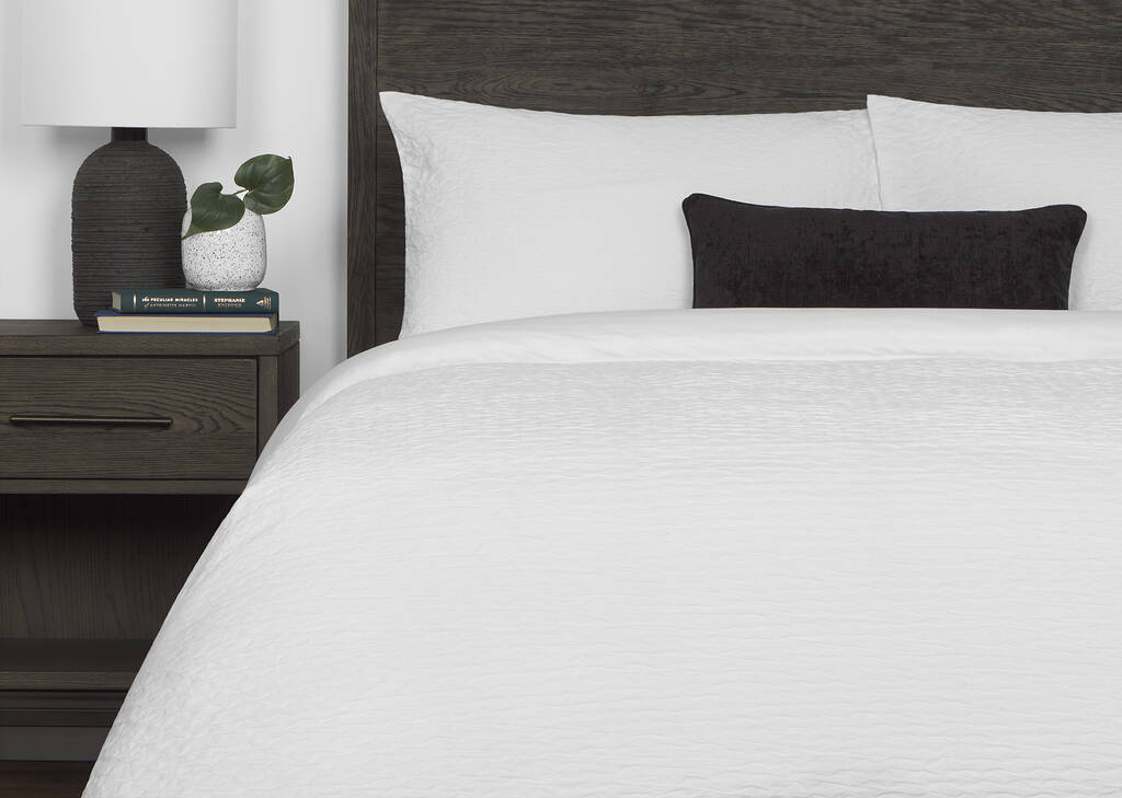 Darcy Duvet Set King White