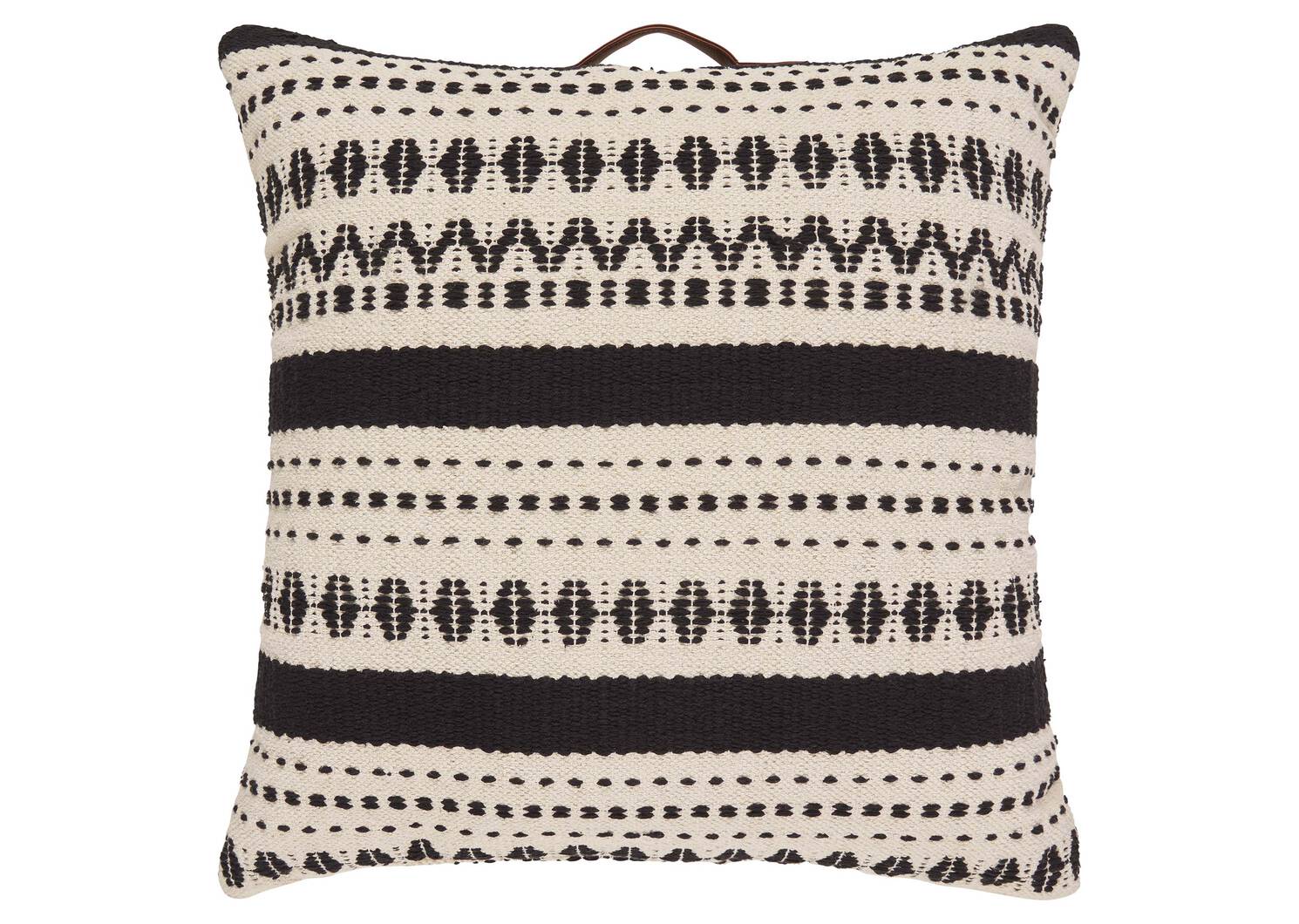 Lupita Floor Cushion Natural/Black