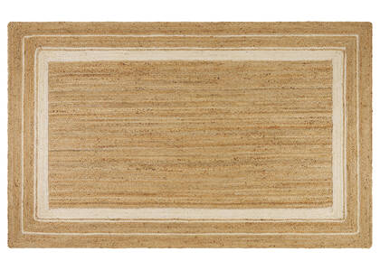 Tapis en jute Palmer 96x120 nat/blanc