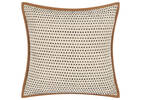 Lorah Cotton Pillow 20x20 Ivory/Brn