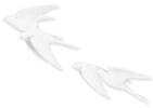 Swallows II Wall Decor White