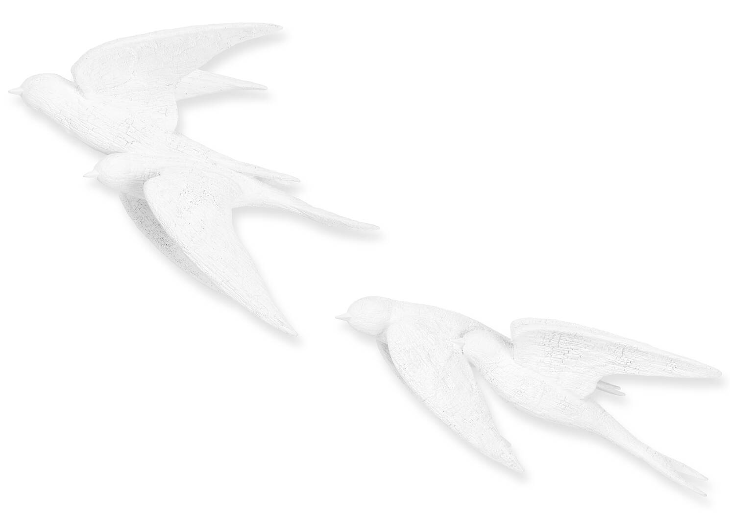 Swallows II Wall Decor White
