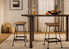 Tabouret Nolin -Somme caramel