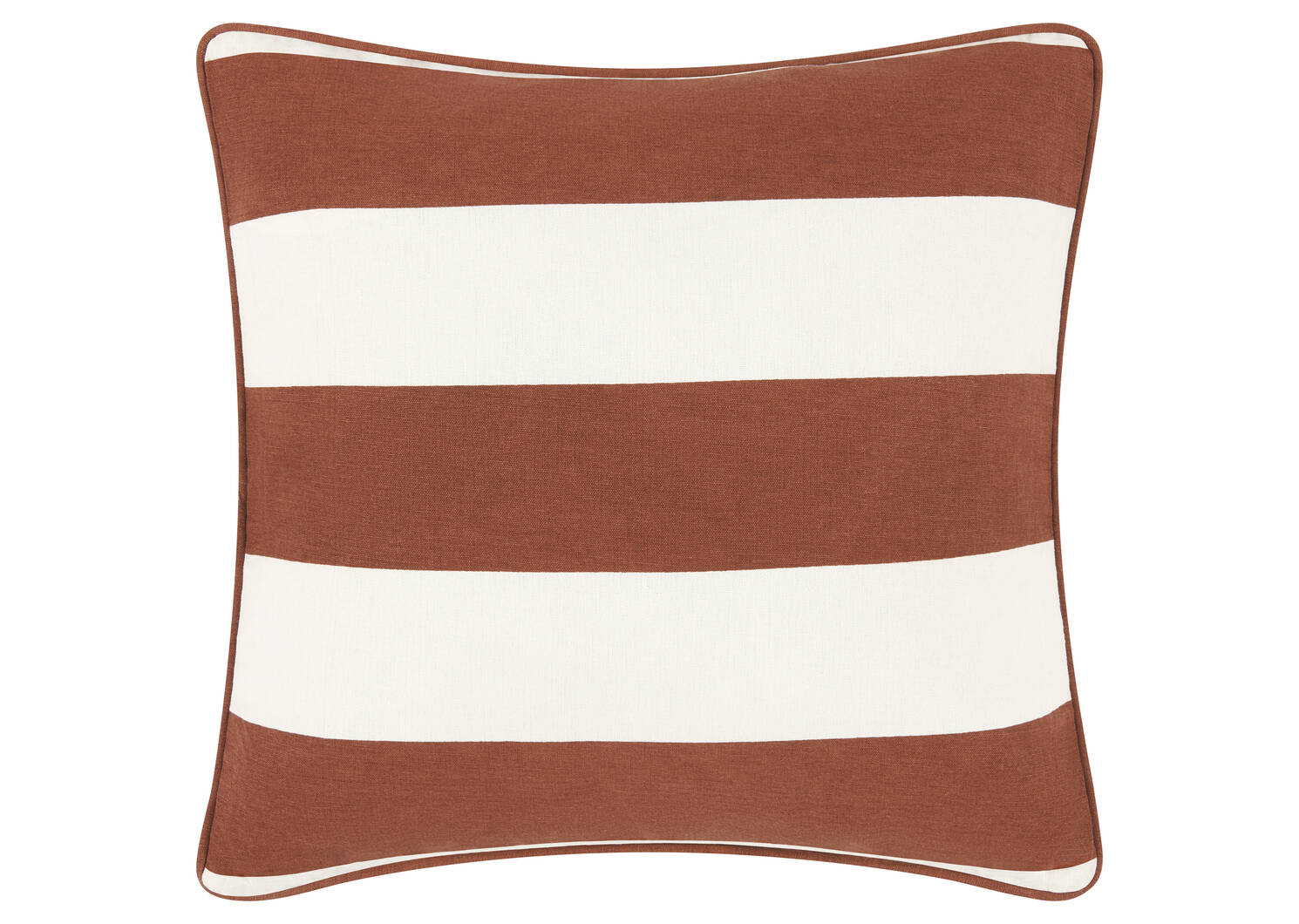 Corsica Outdoor Pillow 21x21 Ivory/Rust