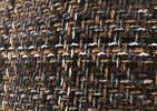 Coussin tweed Bernadette 20x20 noir/mult