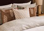 Catrin Cotton Duvet Set King Sage/Ivory