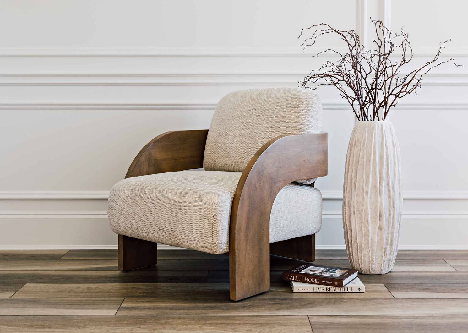 Fauteuil Greta -Mia crème