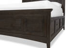 Parker Storage Bed -Heron Coal, QUEEN