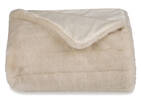 Starlet Faux Fur Throw Oyster