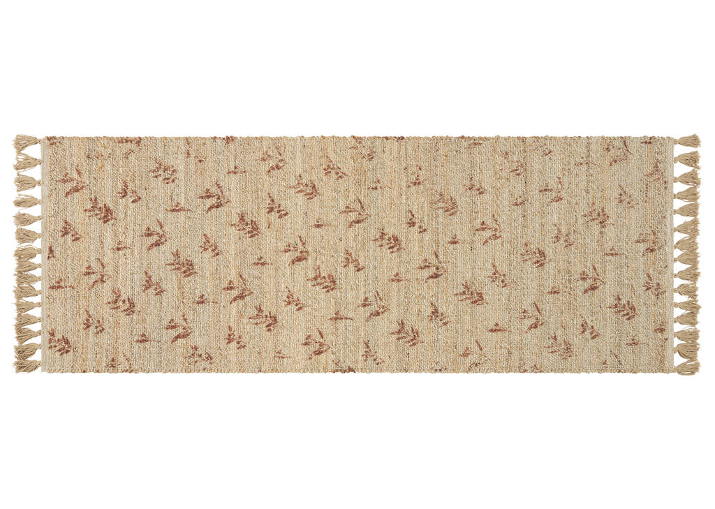 Ruth Jute Runner 30x84 Terracotta