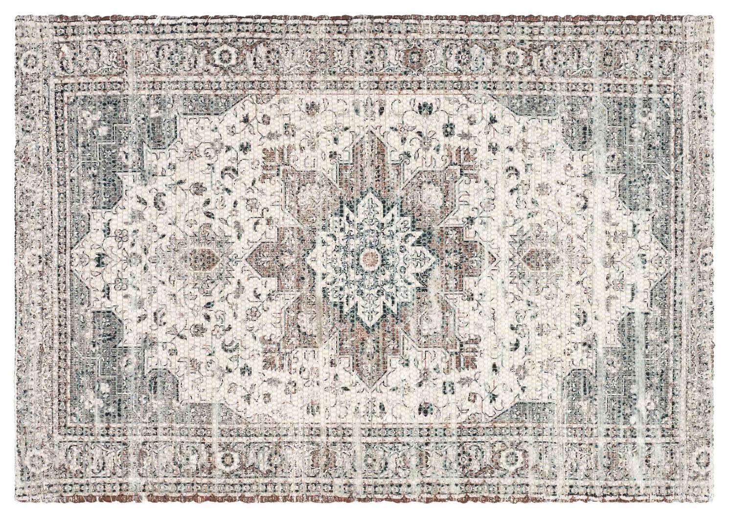 Tapis décoratif Diana 24x36 ivoire/multi