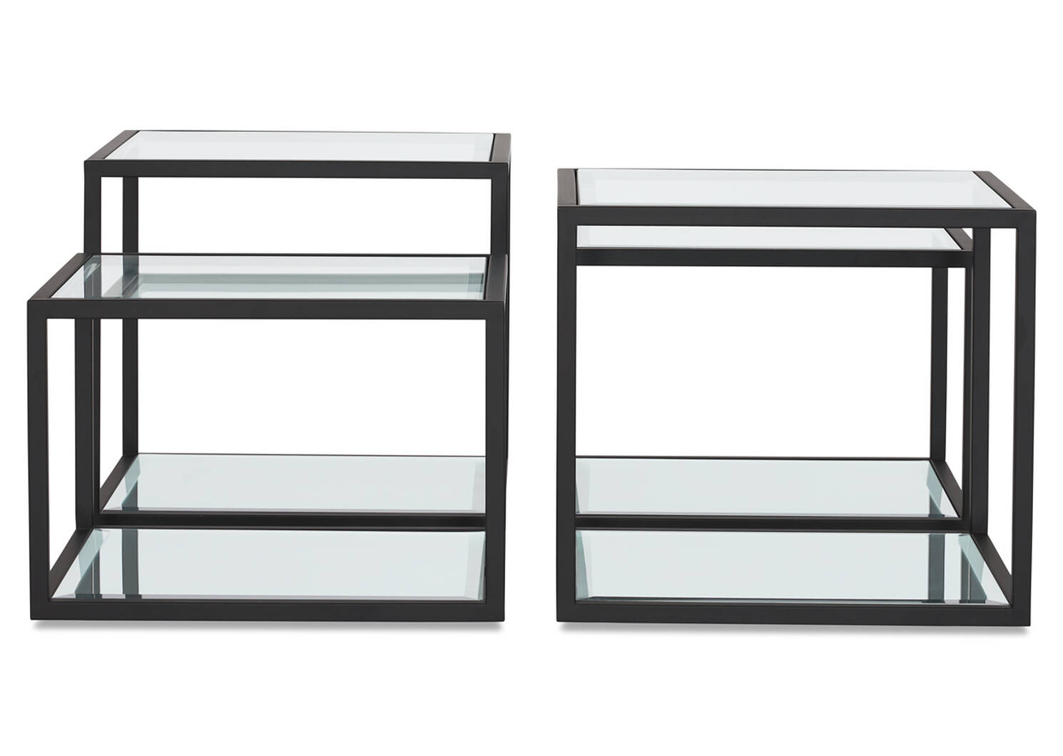 Brady Coffee Table Set -Black