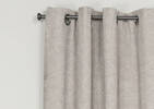 Rideau Larson 96 gris/blanc