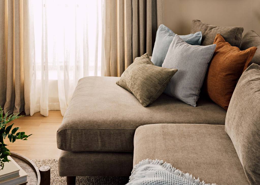 Jemma Striped Pillow 20x20 Blue/White