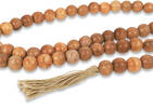 Chapelet de perles en bois Nyla naturel