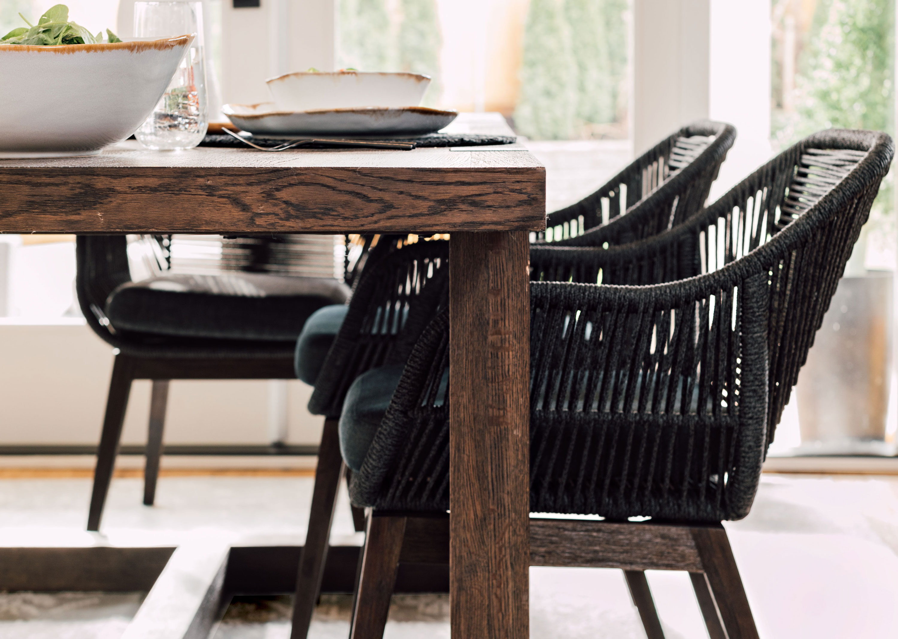 Grenada Dining Chair Kit Charcoal
