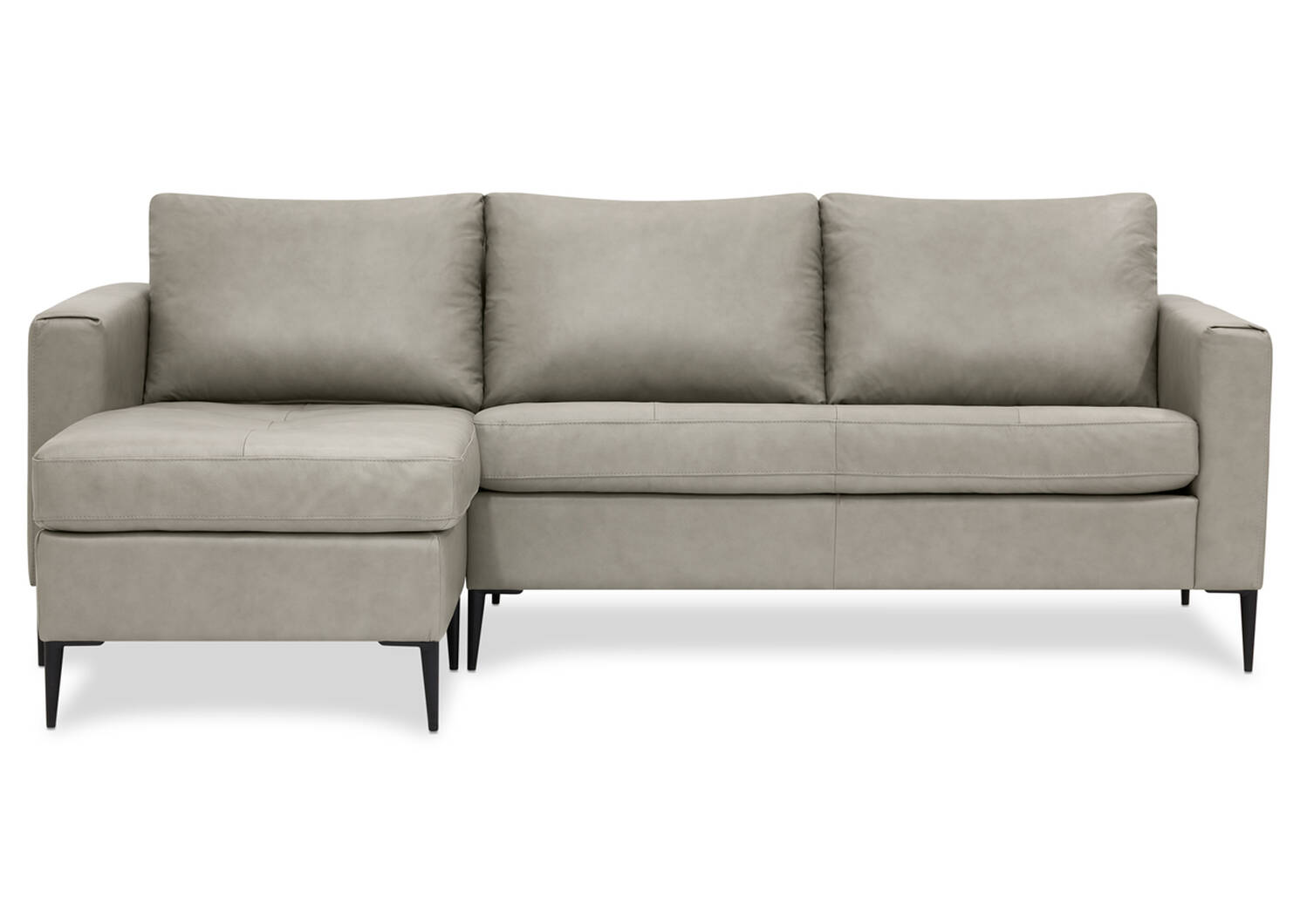 Lucca Custom Leather Sofa Chaise Urban Barn