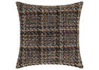 Coussin tweed Bernadette 20x20 noir/mult
