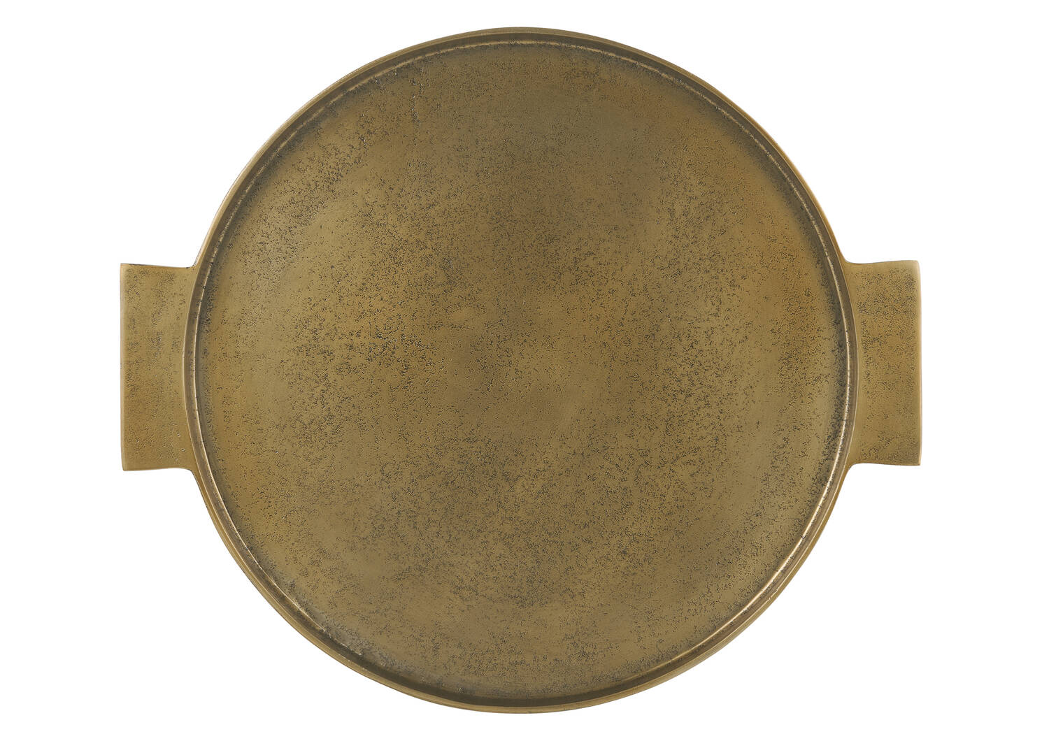Corbyn Round Tray Antiqued Brass