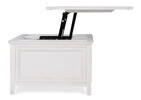 Parker Coffee Table Lift Top-Heron White