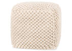 Kerr Cotton Crochet Pouf Ivory