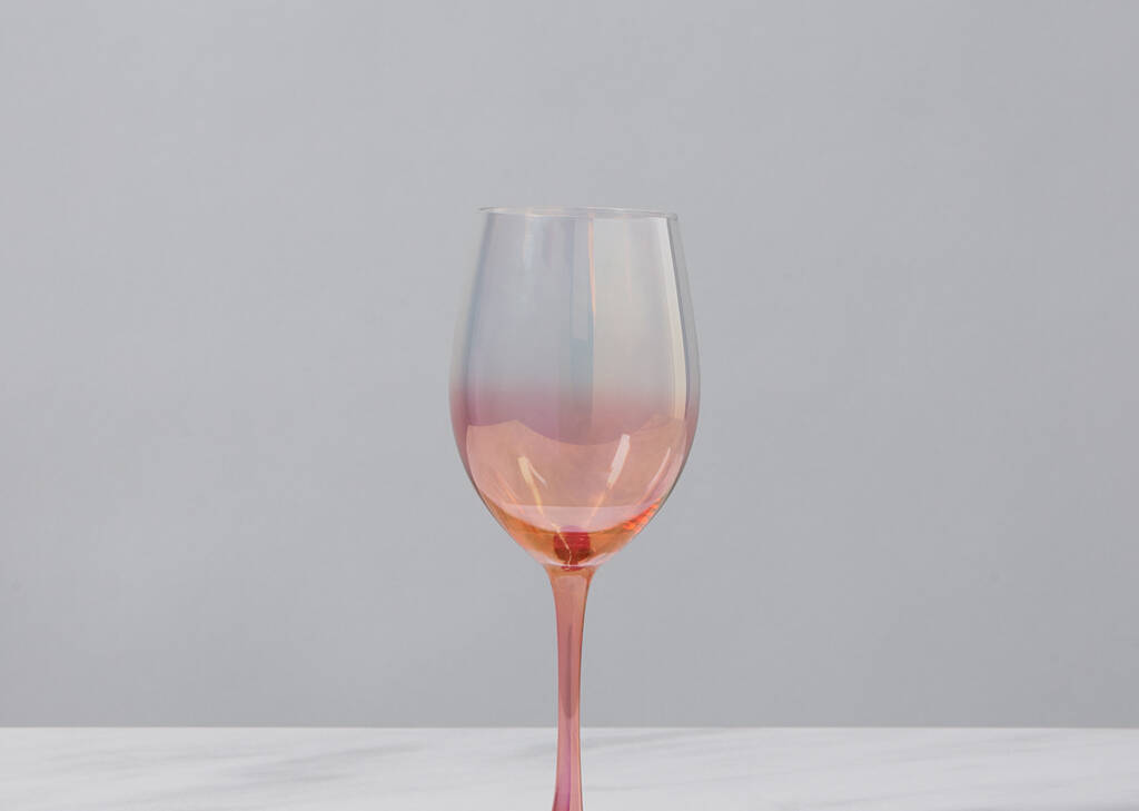 Chloe Red Wine Glass Red