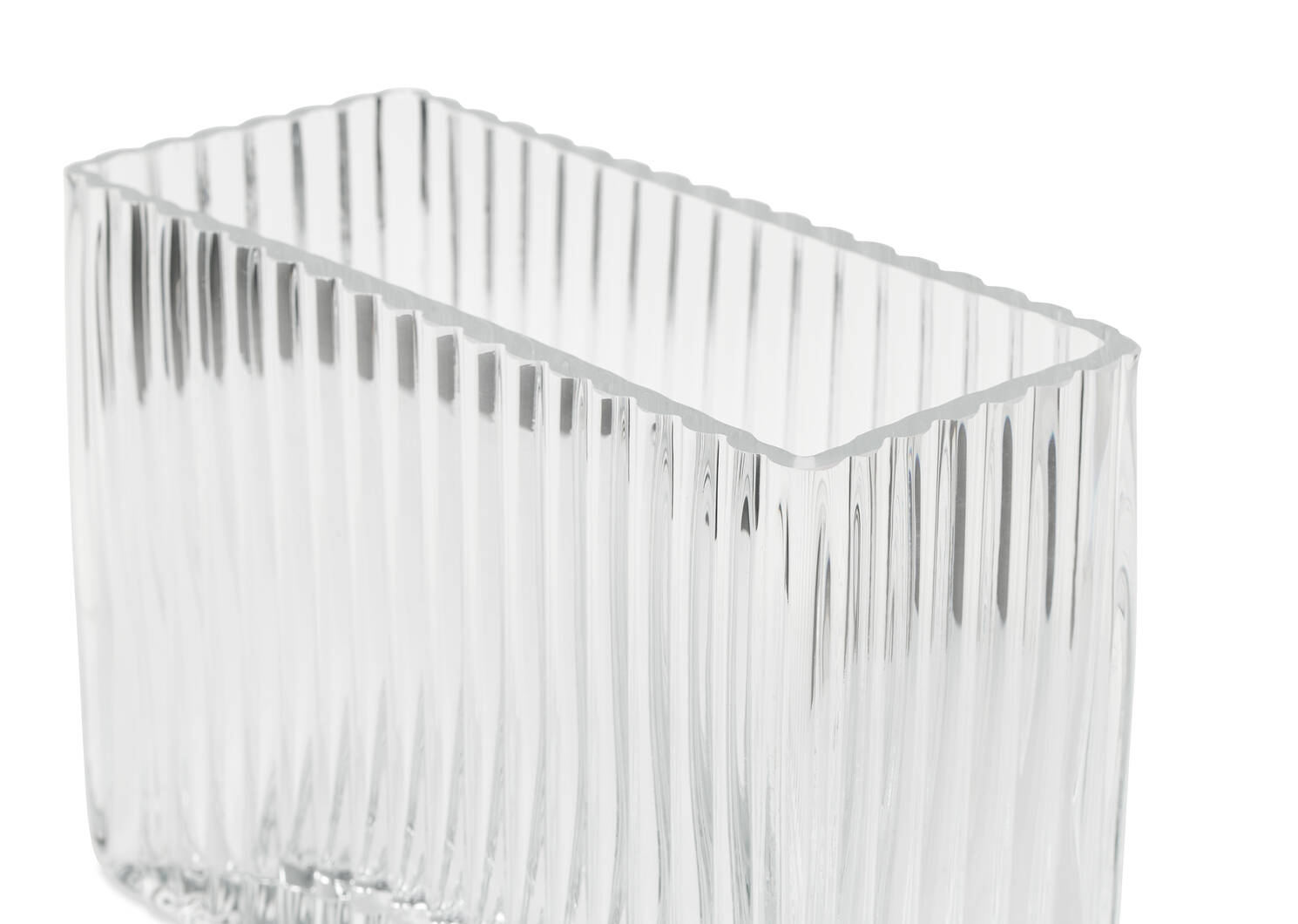 Dora Vase Wide Clear