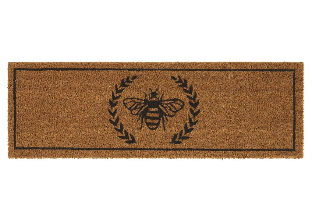 Bee Patio Doormat Natural